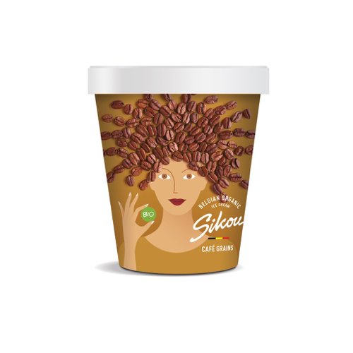 Sikou Café grains crème glacée bio & s.gluten 475ml